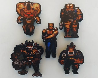 Duke Nukem 3D PC Gaming Magnets (Duke, Octobrain, Pig Cop, Assault Captain, Battle Lord)