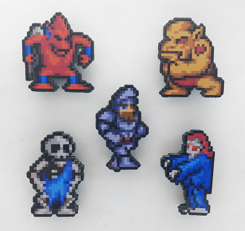 Ghosts N' Goblins Arcade 3D Gaming Magnets (arthur, Big Man, Red