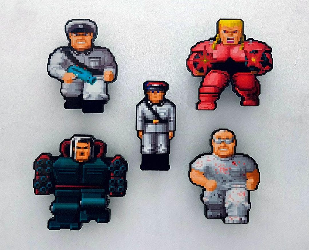 Wolfenstein 3D PC Gaming Magnets Schabbs, Gretel Grosse