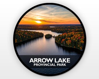 Arrow Lake Provincial Park Magnet | Travel Trailer & RV Fridge Magnets - Ontario Parks Magnet