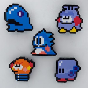 Bubble Bobble Arcade 3D Gaming Magnets (Bobblun, Monsta, Hidegons, Banebou, Zen-Chan)