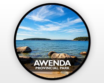 Awenda Provincial Park Magnet | Travel Trailer & RV Fridge Magnets - Ontario Parks Magnet