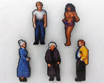 Gabriel Knight 1 PC Gaming Magnete (Gabriel Knight, Rebecca Knight, Franklin Mosely, Tetelo, Wolfgang Ritter)