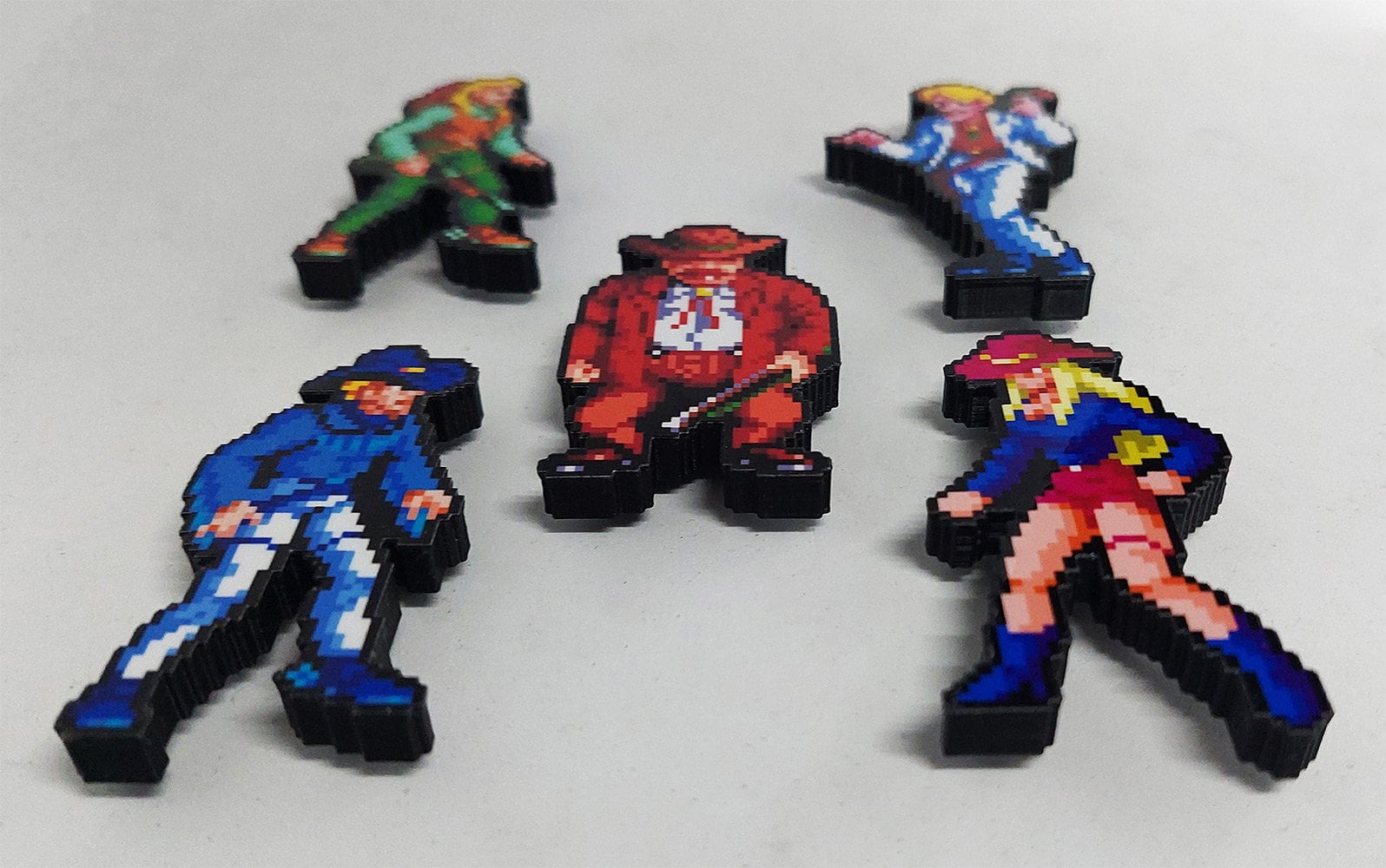 Sunset Riders 3D Arcade Gaming Magnets (billy, Bob, Dynamite Gal ...