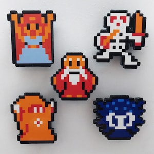 Aimants de jeu 3D The Legend of Zelda NES (Zelda, Octorok, Old Man, Stalfos, Wizzrobe)
