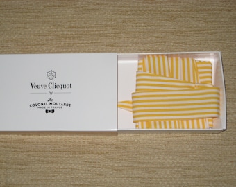 Rare Veuve Clicquot Scarf. French Silk Luxury Haute Couture