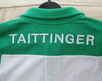 Taittinger Champagne Polo Shirt Size Large 100% Cotton New & Never Worn Unique Gift