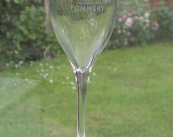 Gift Set of 6 x Pommery Vintage 16cl Champagne Glasses In Box Never Used in Mint Condition