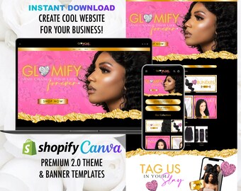 Luxe Custom Shopify Website Design for Hair and Beauty Boutique Stores