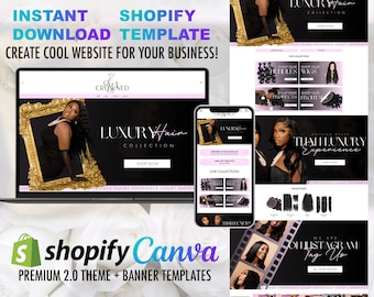 Create Your Hair Extensions website Setup Your Wix Or Shopify Full Ecommerce Website for any business