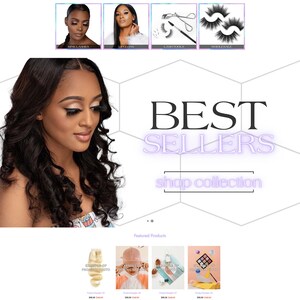 Puede incluir: La p&aacute;gina de inicio del sitio web de Queen Me Artistry, una empresa de productos de belleza y cuidado del cabello. El sitio web ofrece una variedad de productos, que incluyen pesta&ntilde;as de vis&oacute;n, brillo de labios, herramientas para pesta&ntilde;as y pesta&ntilde;as al por mayor. El sitio web tambi&eacute;n presenta una secci&oacute;n para los m&aacute;s vendidos y una llamada a la acci&oacute;n para etiquetar a la empresa en las redes sociales para ser presentado.