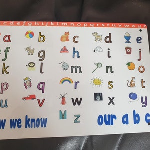 Sinal à prova de intempéries ao ar livre - Letras do alfabeto - Feito de metal - babá-creche-escola-à prova d'água