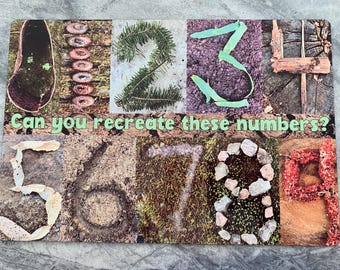 Outdoor Weatherproof Sign - Natural Numbers - Made from metal- childminder-nursery-school-waterproof