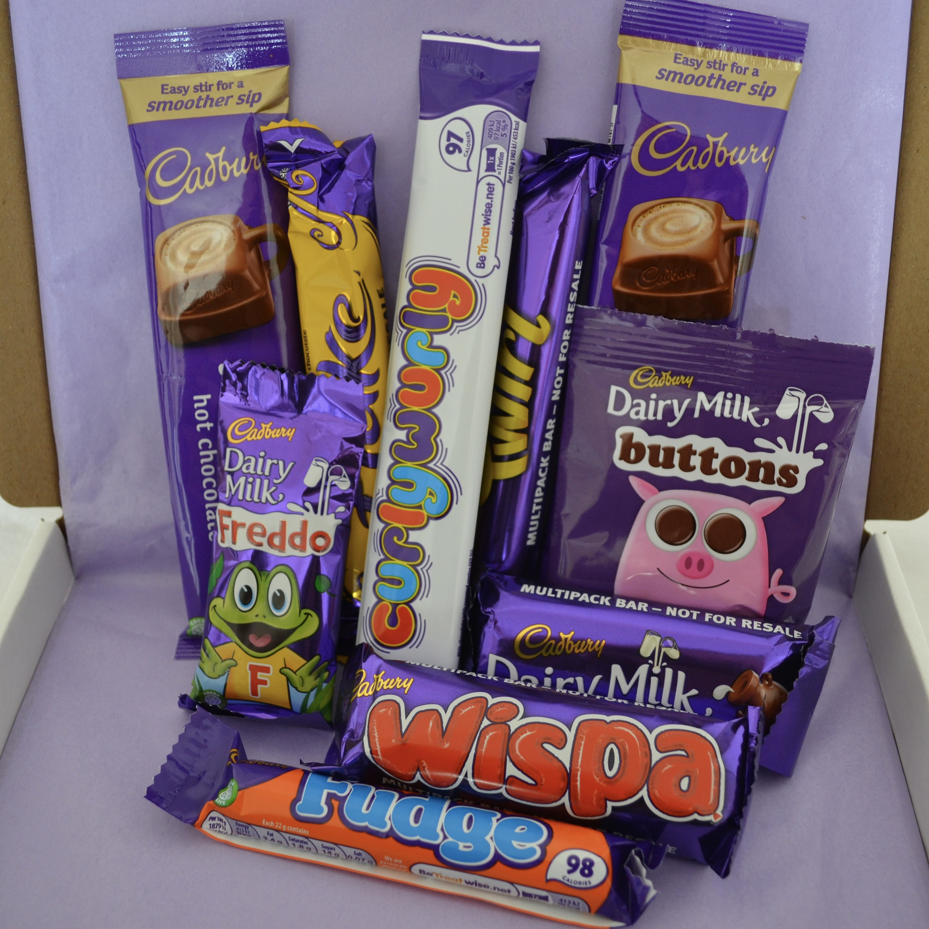 Chocolate Treat Box Cadburys Chocolate Thinking Of You Etsy