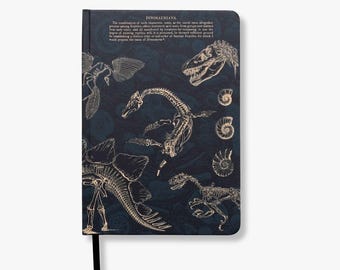 Paleontology Notebook, A5 Hardcover, Science Gift, Science Teacher Gift, Dinosaur Gift,, Fossil, PhD Gift, Geologist Gift