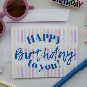 Greeting Card, Happy Birthday, Birthday Card, Blank card