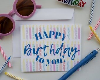 Tarjeta de felicitación, feliz cumpleaños, tarjeta de cumpleaños, tarjeta en blanco