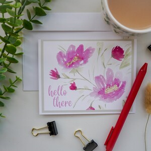 Tarjeta de felicitación, Hola, Tarjeta en blanco