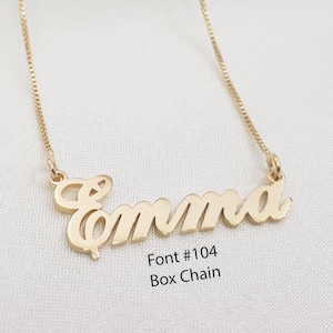 Personalized Name Necklace • Customized Name Pendant • Any Name/Word Nameplate • Name Jewelry For Women • Unisex Personalized Jewelry Gift