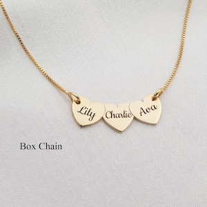 Personalized Grandmother Necklace Heart Necklace For Grandma Grandmother Necklaces With Names Grandmother Christmas Gift Granny Gift image 3