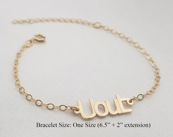 Personalized Armenian Name Bracelet • Customized Armenian Nameplate Bracelet  • Armenian Bracelet For Her • Armenian Font/Letters Bracelet