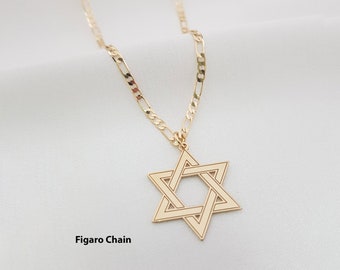 Star Of David Necklace • Star Of David Pendant • Magen David Necklace • Magen David Charm • Star Of David Necklace Men • Gift From Israel