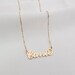 Carrie Font Name Necklace • Personalized Carrie Style Nameplate  • Customized Name Jewelry • 18K Gold Plated Cursive Carrie Name Necklace 