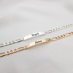 Pulsera personalizada para hombre en gujarati • Pulsera con nombre personalizado en gujarati para hombre • Joyería con escritura gujarati • Pulsera con nombre en estilo devanagari