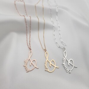 Personalized Ampersand Sign Name Necklace • Customized Ampersand Necklace • Ampersand Necklace • And sybmol necklace • & Sign Pendant