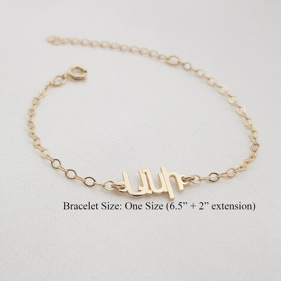 tanu name bracelet