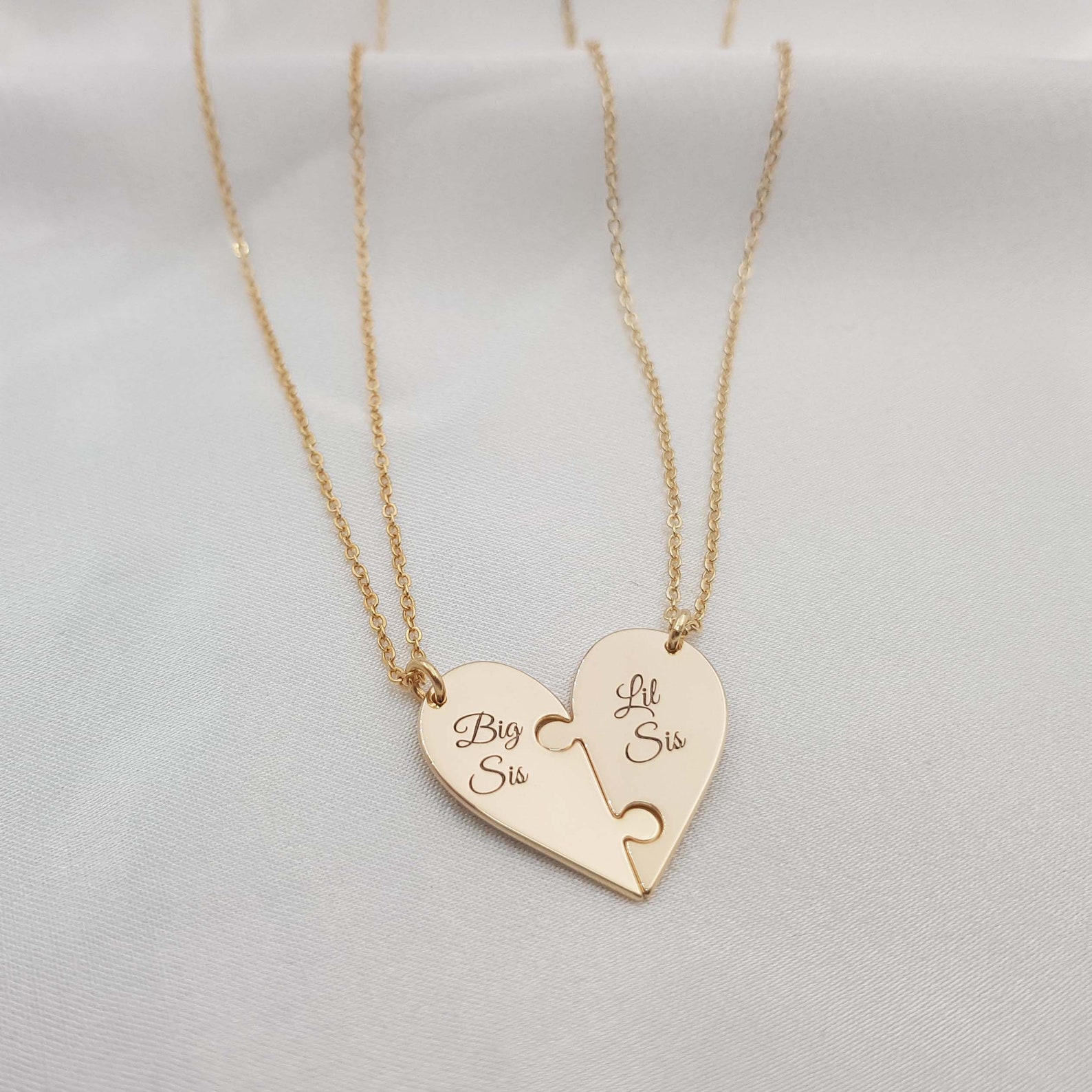 Two Sisters Necklace Two Sisters Jewelry Sister Necklace Etsy