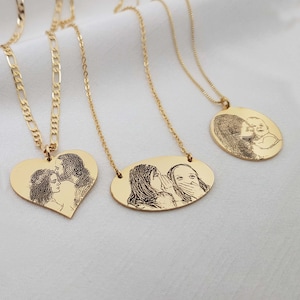 Photo Necklace For Mom Custom Photo Necklace For Mother Necklace For Mom With Kids Engraved Mom Necklace Personalized Gifts For Mom image 4