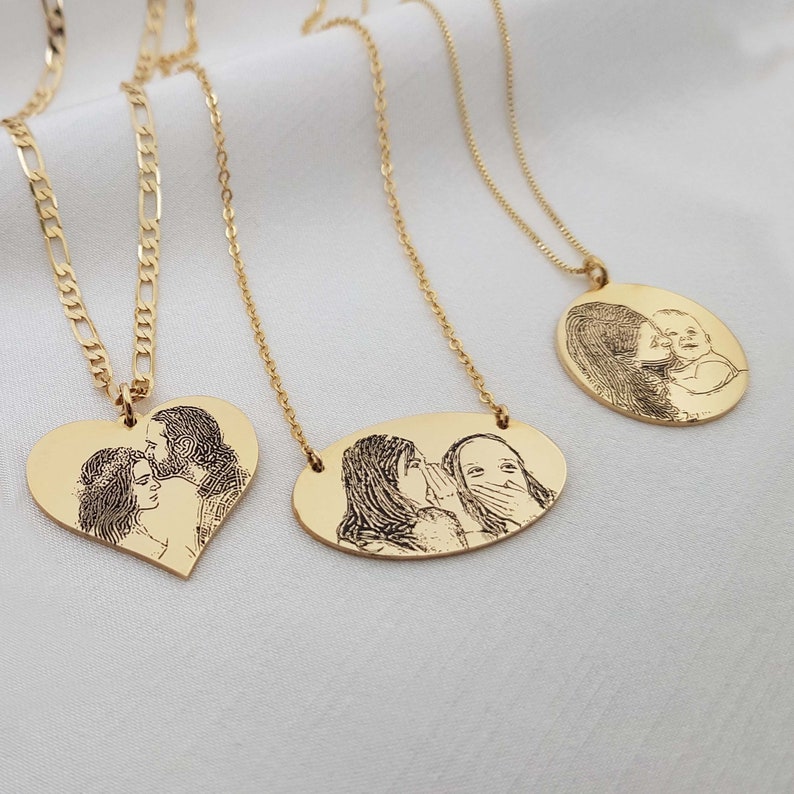 Photo Necklace For Mom Custom Photo Necklace For Mother Necklace For Mom With Kids Engraved Mom Necklace Personalized Gifts For Mom image 4