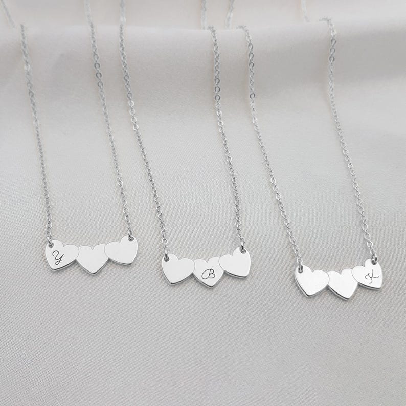Sister Necklace for 3 • 3 Sisters Necklace • Three Sisters Gift • 3 Sisters Jewelry • 3 Friend Necklace • Best Friend Necklaces For 3 Gift image 2