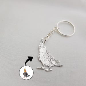 Haustier Schlüsselanhänger • Haustier Schlüsselanhänger personalisiert • Haustier Portait Schlüsselanhänger • Tier Schlüsselanhänger • Geschenk für Tierliebhaber • Geschenk für Tierliebhaber • Schlüssel mit Gravur Bild 8