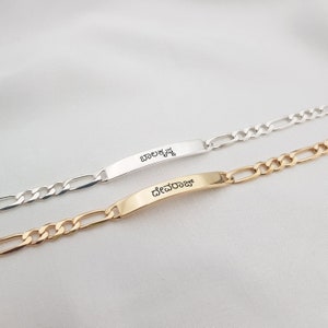 Pulsera personalizada en Kannada para hombre • Pulsera personalizada con nombre en Kannada para hombre • Joyería en Kannada • Pulsera con nombre y letras en Kannada de regalo