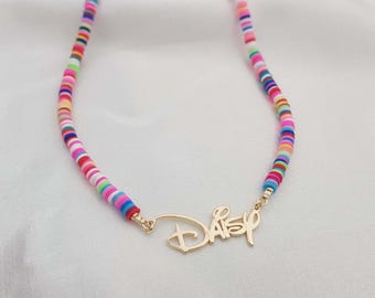 Kids Name Necklace • Name Necklace For Kids • Name Jewelry For Kids • Girls Name Necklace Beads • Children Name Necklace • Kids Nameplate