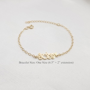 Gepersonaliseerde Kannada-naamarmband • Sieraden met aangepast schrift
