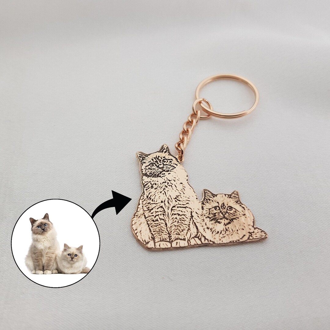 Set 5 Portachiavi Ricordo Per Peli Di Cane E Gatto – Ciondoli Con Scomparto Trasparente!