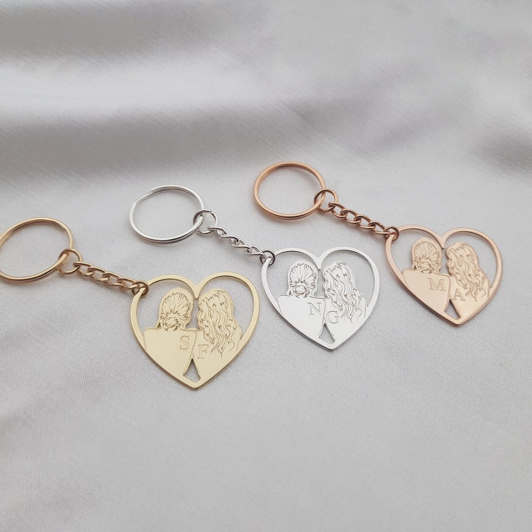 Best Friend Keychain • Keychain for Bestie • Sisters Keychain ...