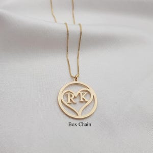 Two Initials Necklace • Two Initial Jewelry • Initial Necklace Two Letters • Two Letters Necklace • Letter Jewelry • Couple Necklace Initial