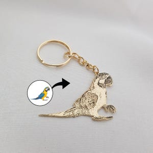 Haustier Schlüsselanhänger • Haustier Schlüsselanhänger personalisiert • Haustier Portait Schlüsselanhänger • Tier Schlüsselanhänger • Geschenk für Tierliebhaber • Geschenk für Tierliebhaber • Schlüssel mit Gravur Bild 3
