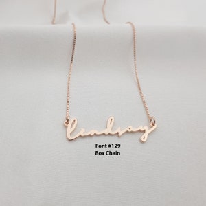 Colar com placa de identificação personalizada, colar personalizado com seu nome, colar com nome para mulheres, colar com nome para meninas, colar com nome para meninas