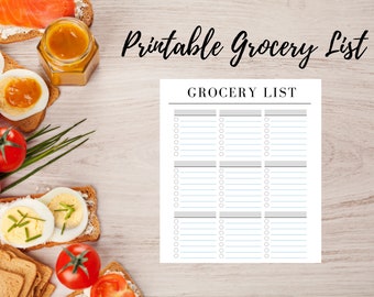 The Ultimate Paleo Grocery List Printable Download - Etsy