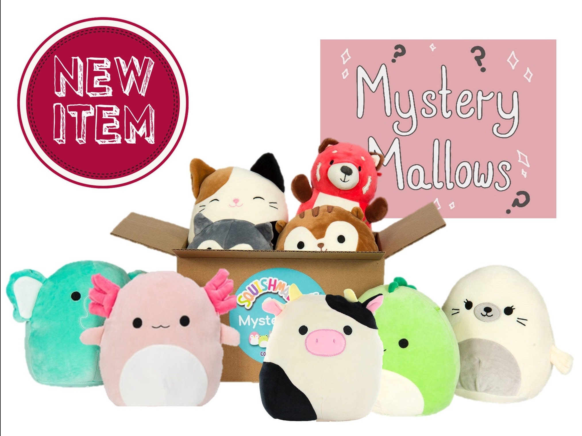 Squishmallow MYSTERY Box/Bag UK based LARGE | Etsy