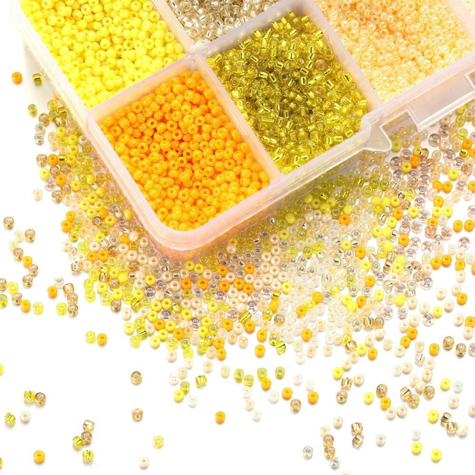 14000pcs Glass Seed Beads Kit Charm Beading Box for DIY Etsy