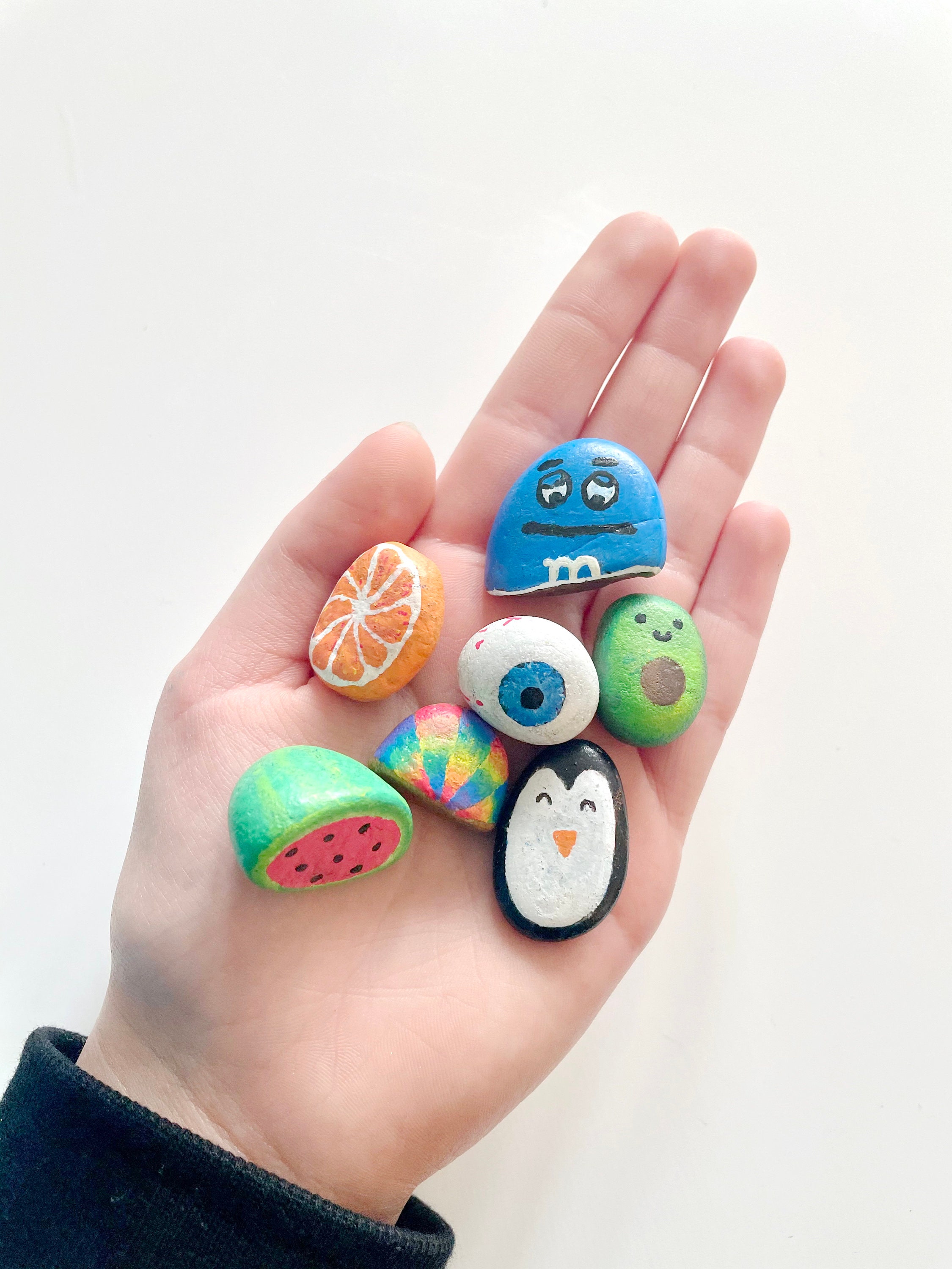 Mini Painted Rocks Etsy