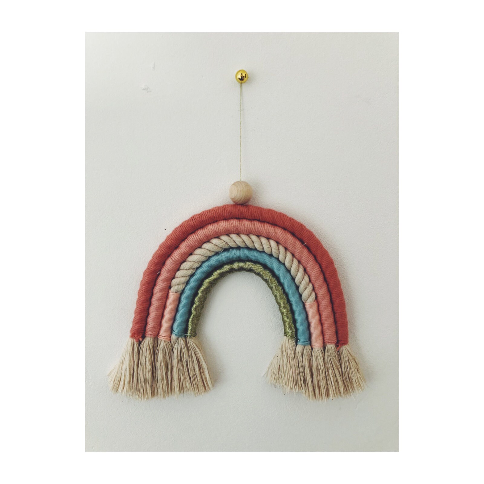 Moyen Arc-En-Ciel Détail Perle