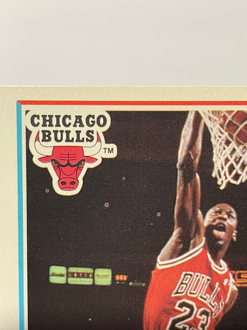 1990 1991 Fleer Michael Jordan Chicago Bulls 26 Basketball Error Card