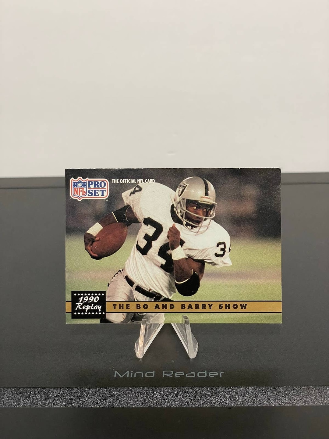 Samuel L. Jackson UBUNTU 飾り皿　エディションナンバー Bo Jackson Barry Sanders Show 1991 Pro Set #335 Lions Raiders NFL